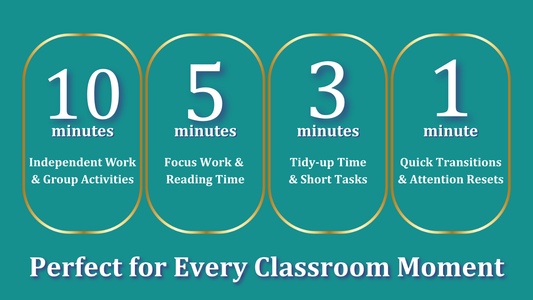 Essential Timer Set - Easter Countdown with Relaxing Music & Gentle Alarm 1, 3, 5 & 10 Minutes Innerpeaceful One