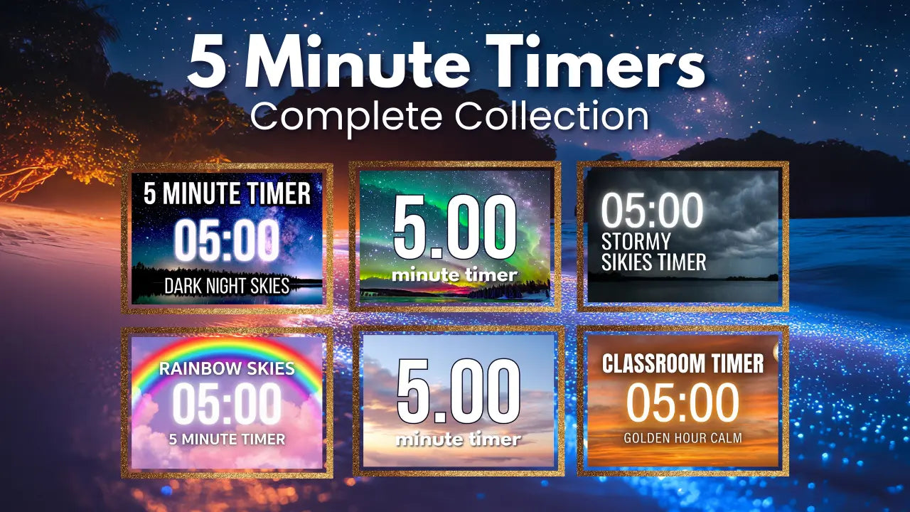Calm Classroom Toolkit - 6 Premium Timer Bundle for Teachers ...