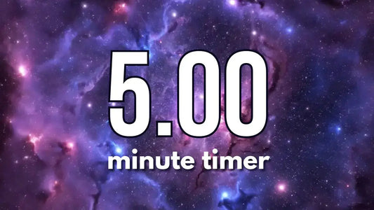💜 5 Minute Creative Writing Timer | Deep Space Focus Innerpeaceful One