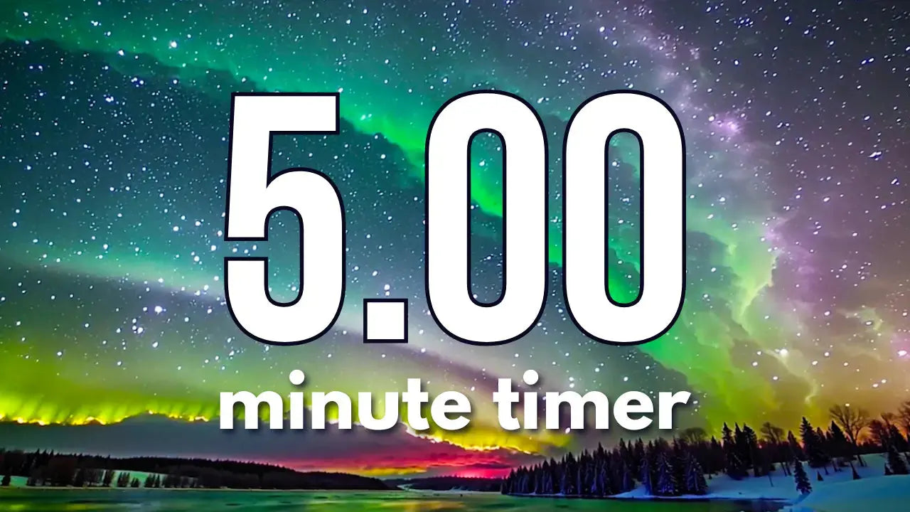 5-Minute Relaxation Timer | Starry night Calming Music & Soothing Sounds for Stress Relief & Focus Innerpeaceful One
