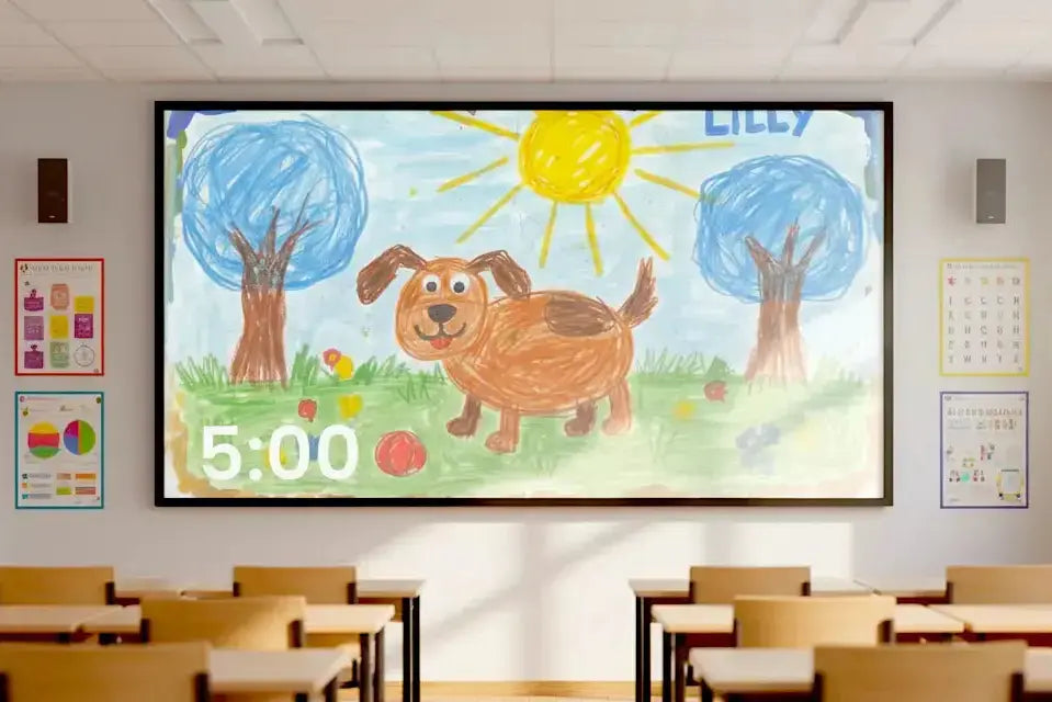 Custom Classroom Drawing Animated Timer Innerpeaceful One