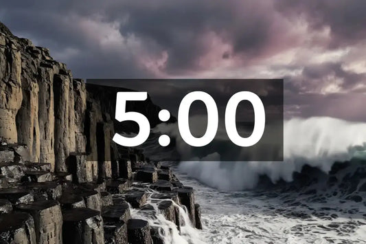 5 Minute Break Timer | Calming Ocean Waves Ambience for Focus & Study Innerpeaceful One