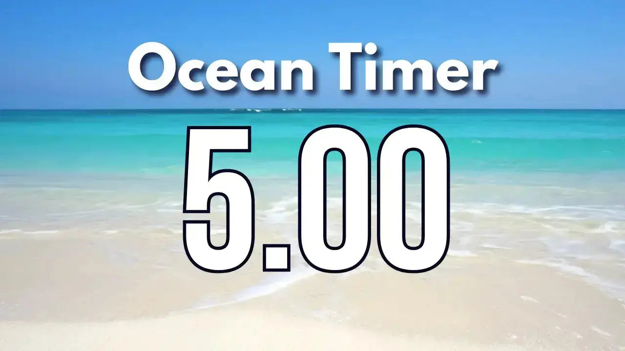 💙 5 Minute Calm Down Timer with Ocean Waves Innerpeaceful One