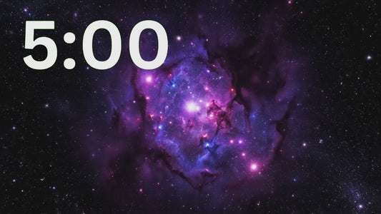 💜 5 Minute Creative Writing Timer with Deep Space Focus