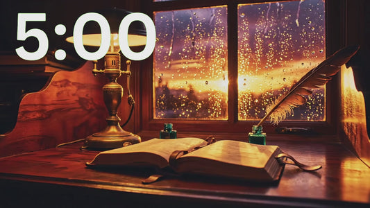 🧡 5 Minute Sunset Timer for Cleanup with Cozy Autumn Ambience
