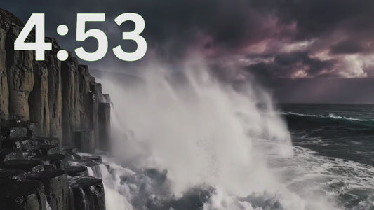 5 Minute Break Timer Calming Ocean Waves Ambience for Focus & Study