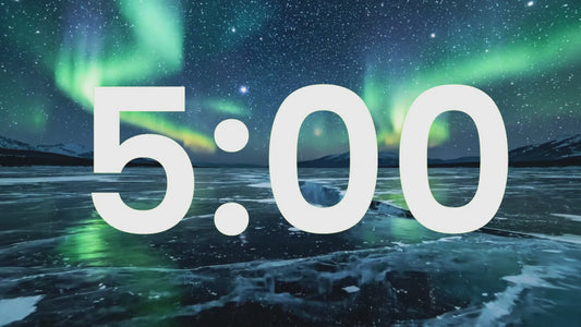 5 Minute Study Timer with Calming Winter Ambience for Focus