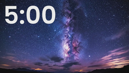 5 Minute Stress Relief Starry Sky Timer to Release Stress & Find Inner Peace