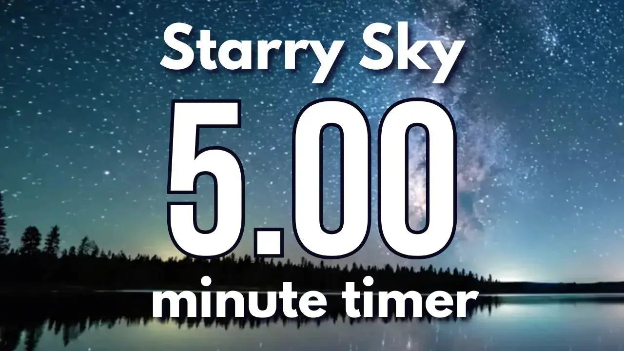 5 Minute Starry Sky Timer | Release Stress & Find Inner Peace Innerpeaceful One